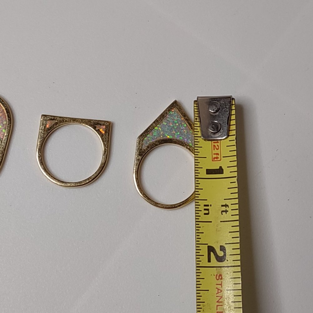 Set Of 3 Matching Size 7.75 Rings - Picture 9 of 11